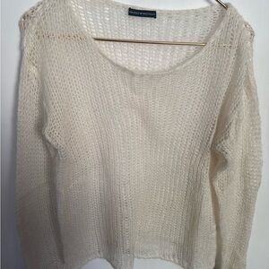 Brandy Melville Cream Knit Sweater